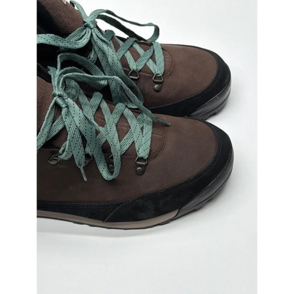 The North Face Mens Brown Leather Hiking Boots Waterproof size 12 NWT Gorpcore‎
